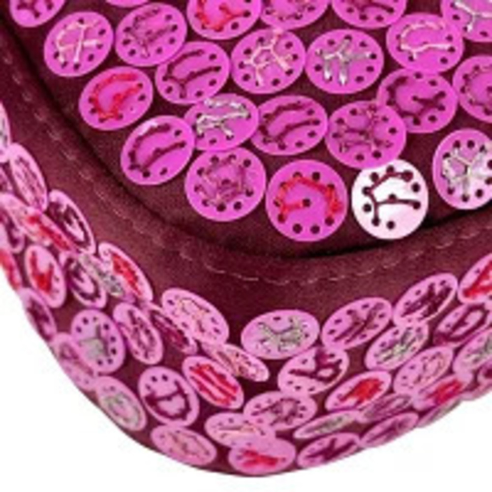Fendi Mamma Bucket sequin Hobo bag satin pink - Picture 6 of 7